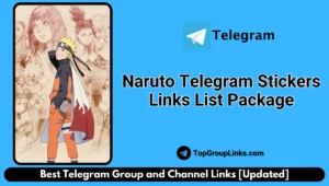 Naruto Telegram Stickers Links List Package
