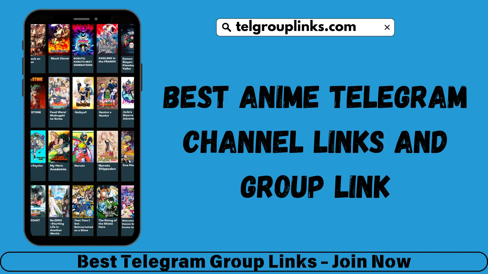 Best Anime Telegram Channel links and Group Link