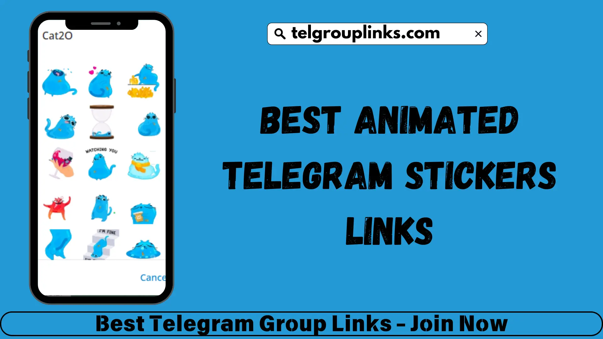 Best Animated Telegram Stickers Links