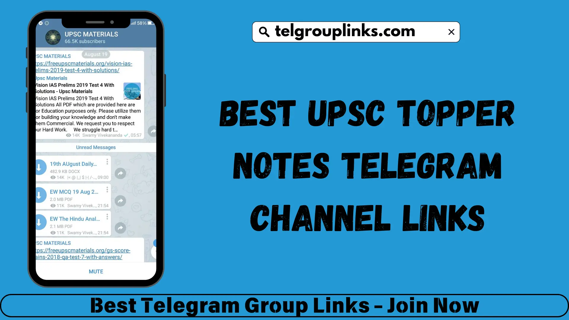 Best UPSC Topper Notes Telegram Channel Links